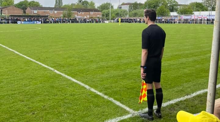 Assistant referee at work