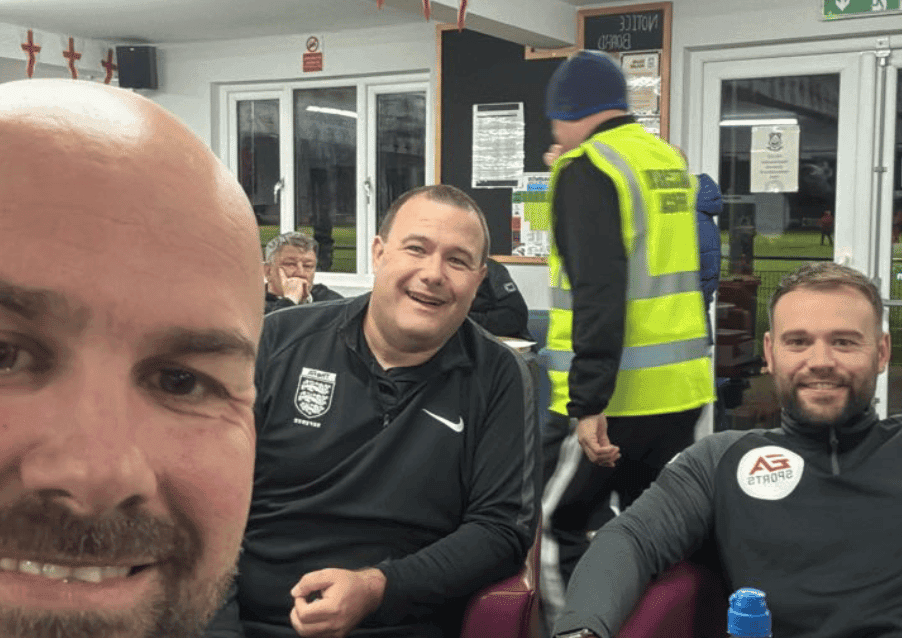 Jake Jones during a match appointment